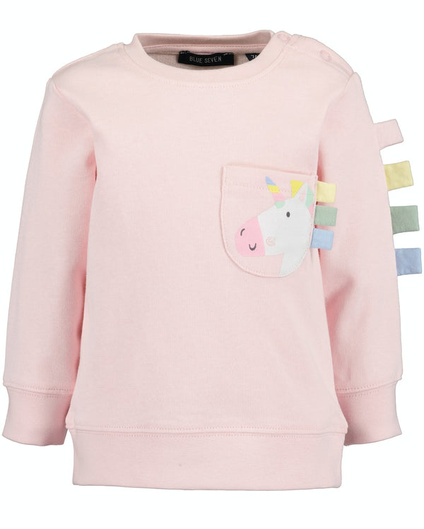 Blue Seven Rainbow Sweatshirt - Rose