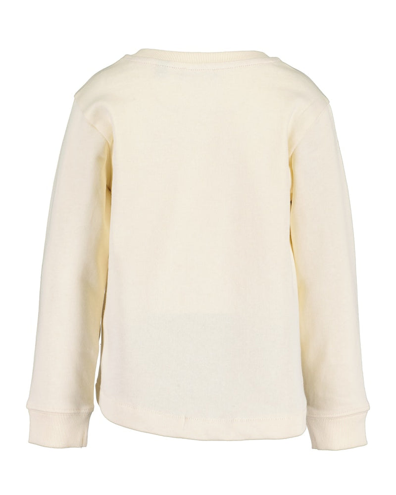 High Low Hemline Sweatshirt - Offwhite