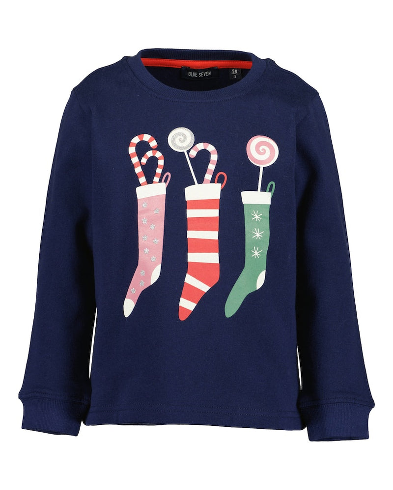 Xmas Long Sleeve Sweatshirt - Ultramarine