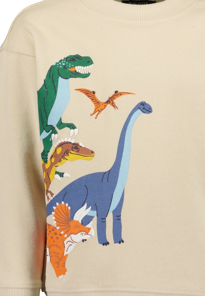 Dinosaur Sweatshirt - Pebble