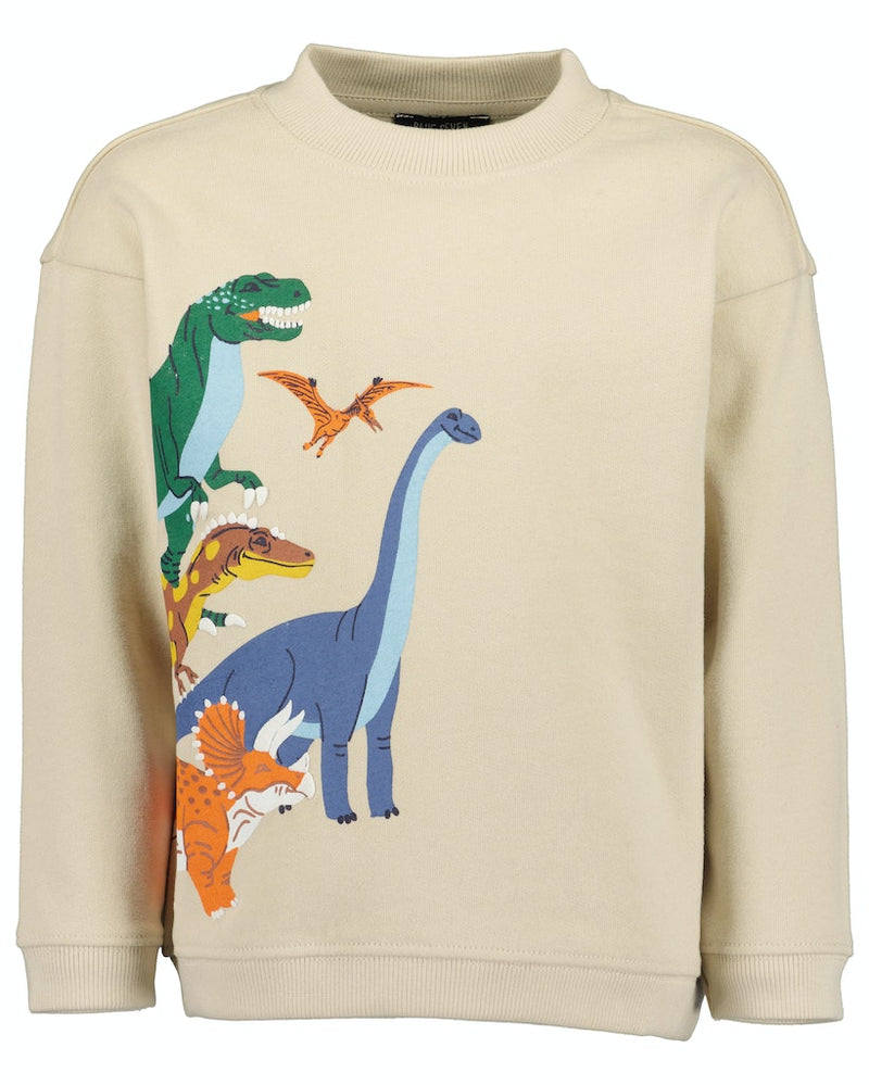 Dinosaur Sweatshirt - Pebble