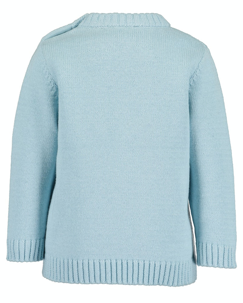 Round Neck Jumper - Pacific