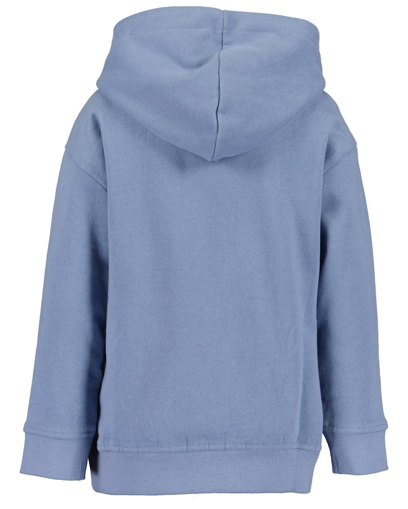 Teeth Applique Hoodie - Blue