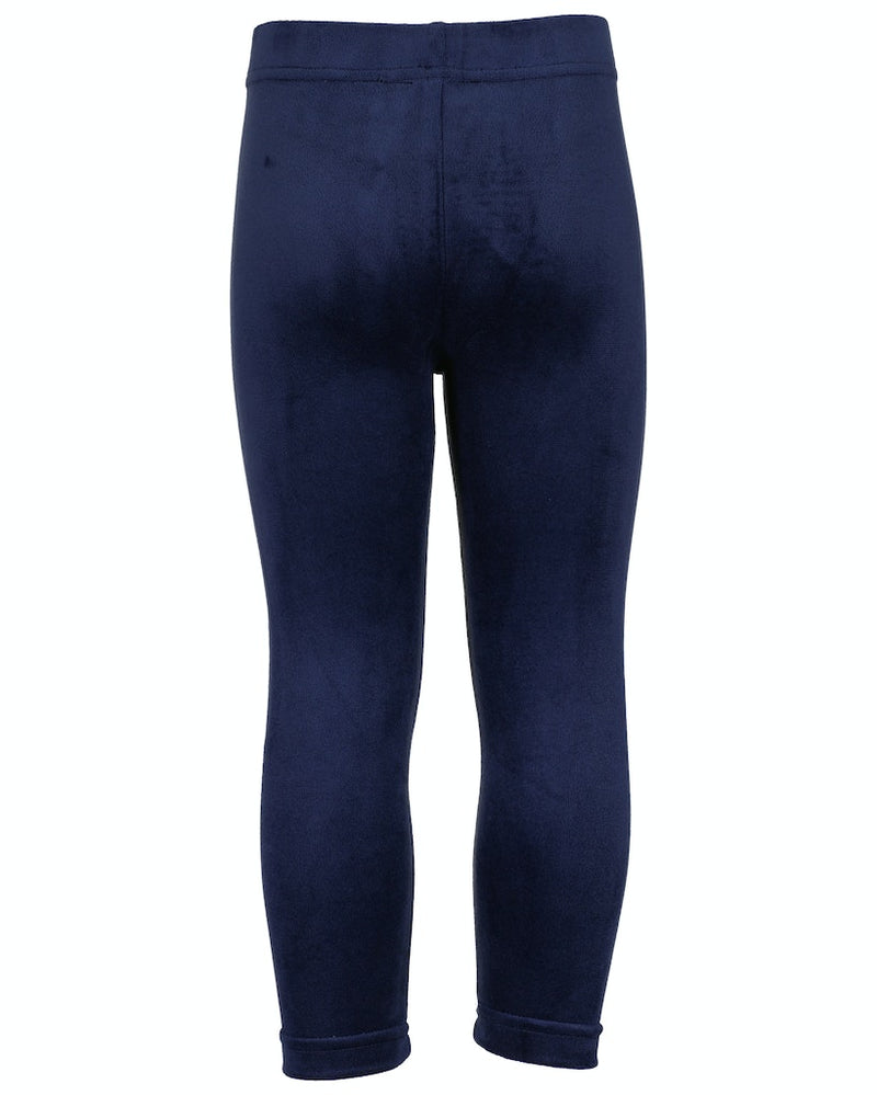 Velvet Leggings - Night Blue