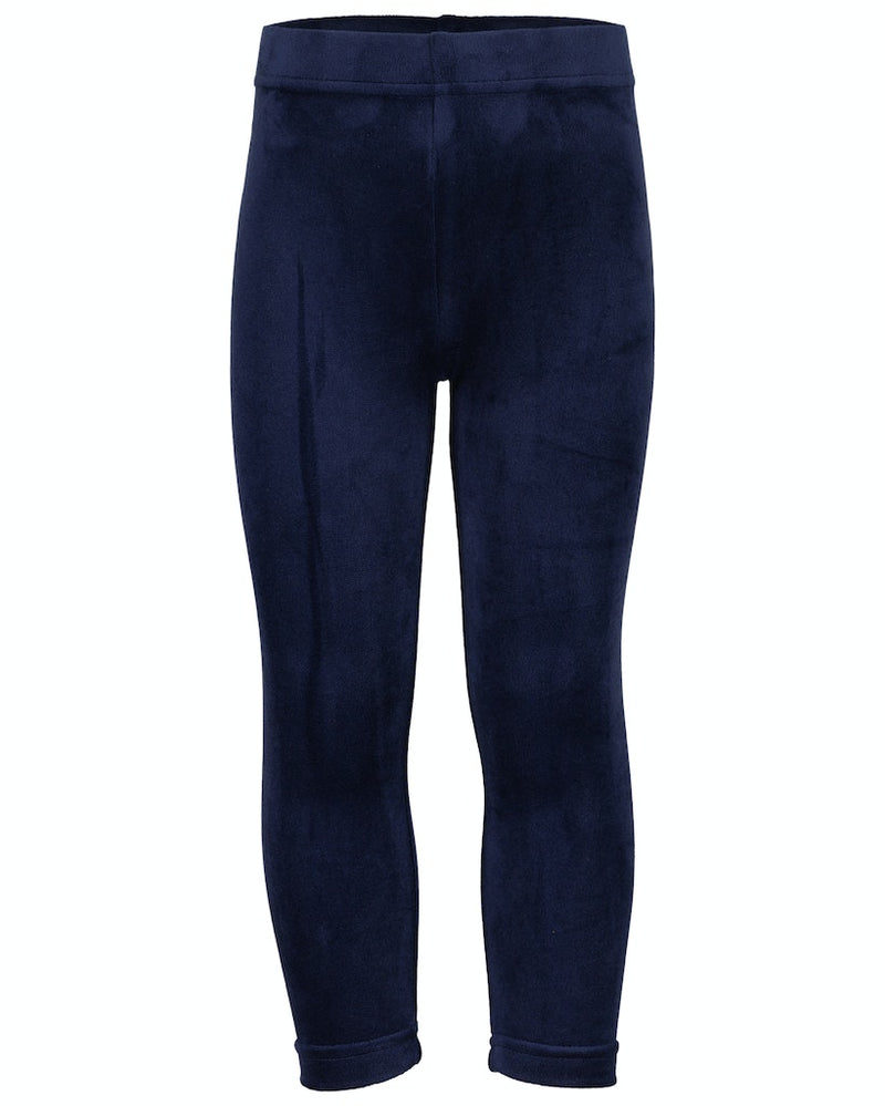 Velvet Leggings - Night Blue