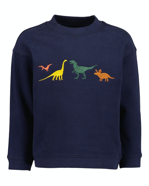 Dinosaur Sweatshirt - Night Blue