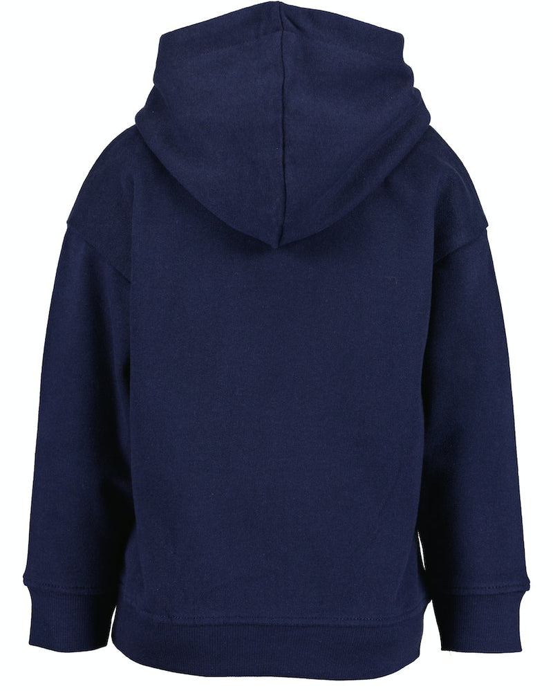 Teeth Applique Hoodie - Night Blue