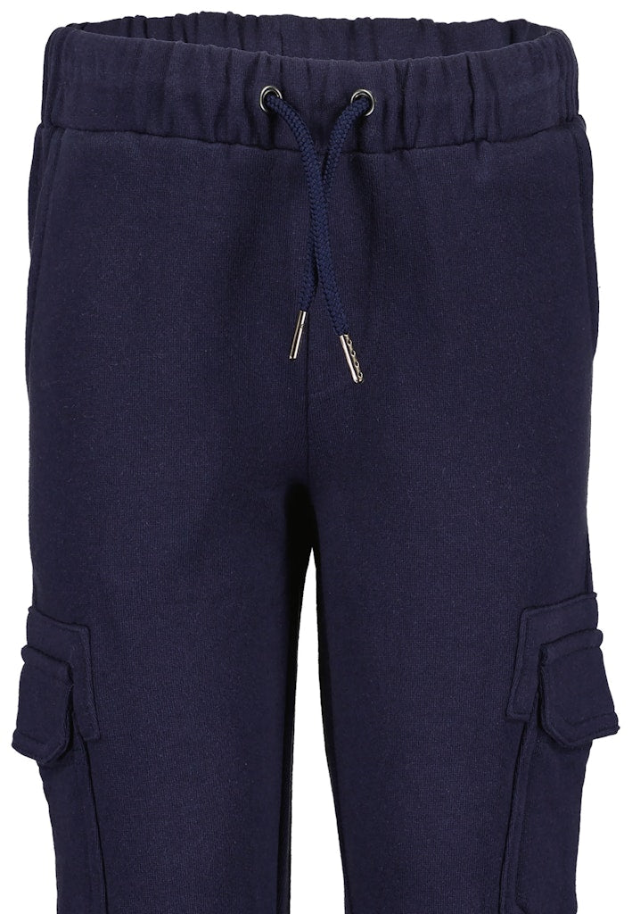 Cargo Pockets Joggers - Night Blue