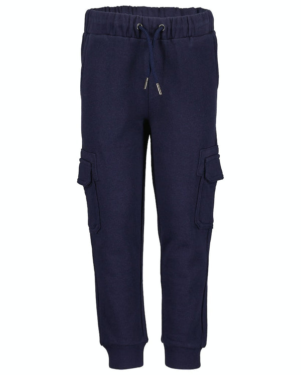 Cargo Pockets Joggers - Night Blue