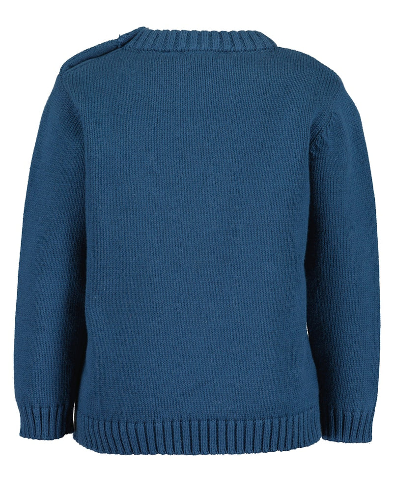 Round Neck Jumper - Light Blue