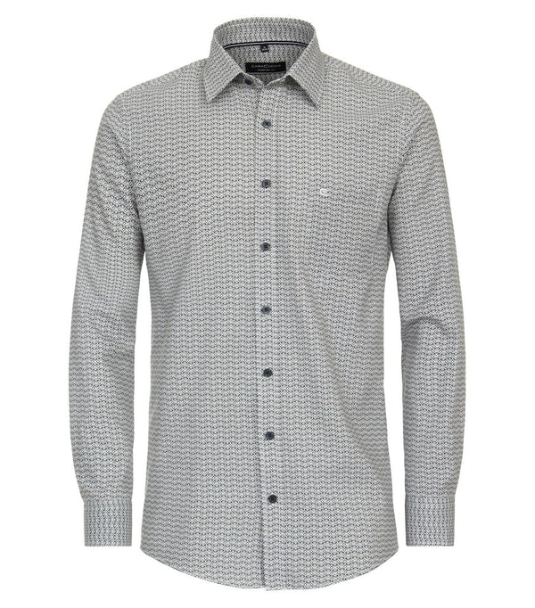 Comfort Check Shirt - Light Blue