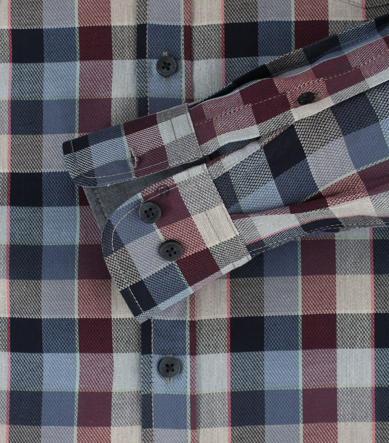 Check Comfort Fit Shirt - Red