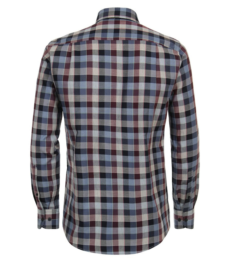 Check Comfort Fit Shirt - Red