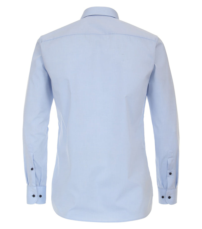 Plain Modern Fit Shirt - Ensign Blue