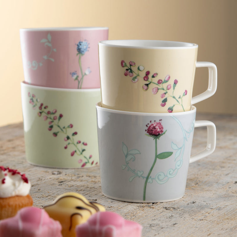 Camille Pastel Set of 4 Mugs