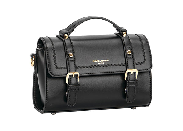 Small Grab Satchel - Black