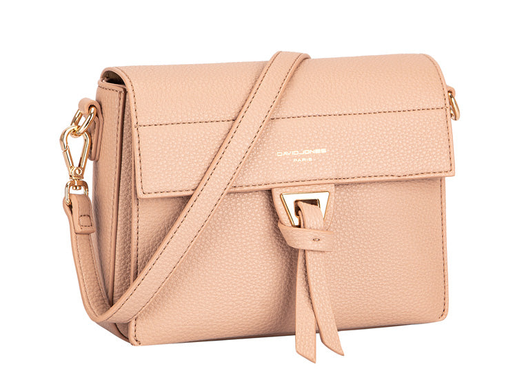 Small Square Half Flap Bag - Pink