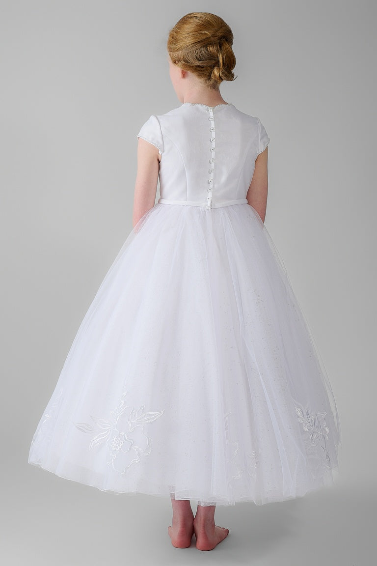 Raicheal Communion Dress - White