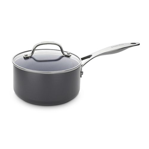 Venice Pro Hard Anodised Ceramic Non-Stick 16cm Saucepan With Lid