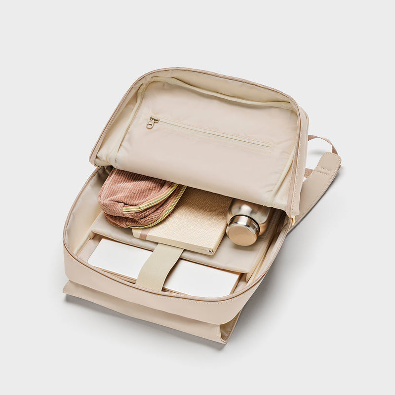 Nuitée Backpack Beige & Gold