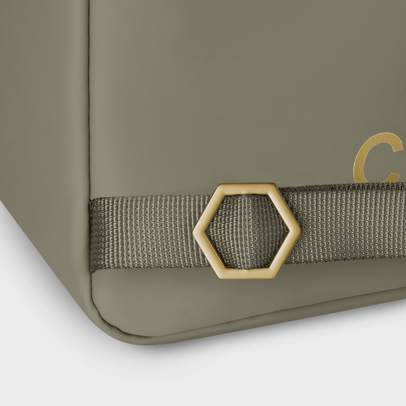 Nuitée Petite Backpack - Light Green & Gold