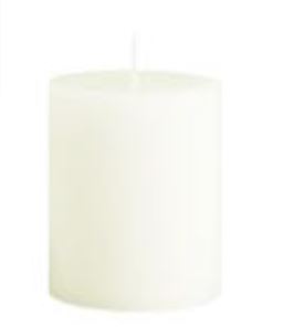 Pillar Candle 6.5 x 10cm - Ivory