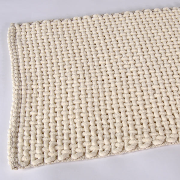 Chenille Bath Mat - Champagne