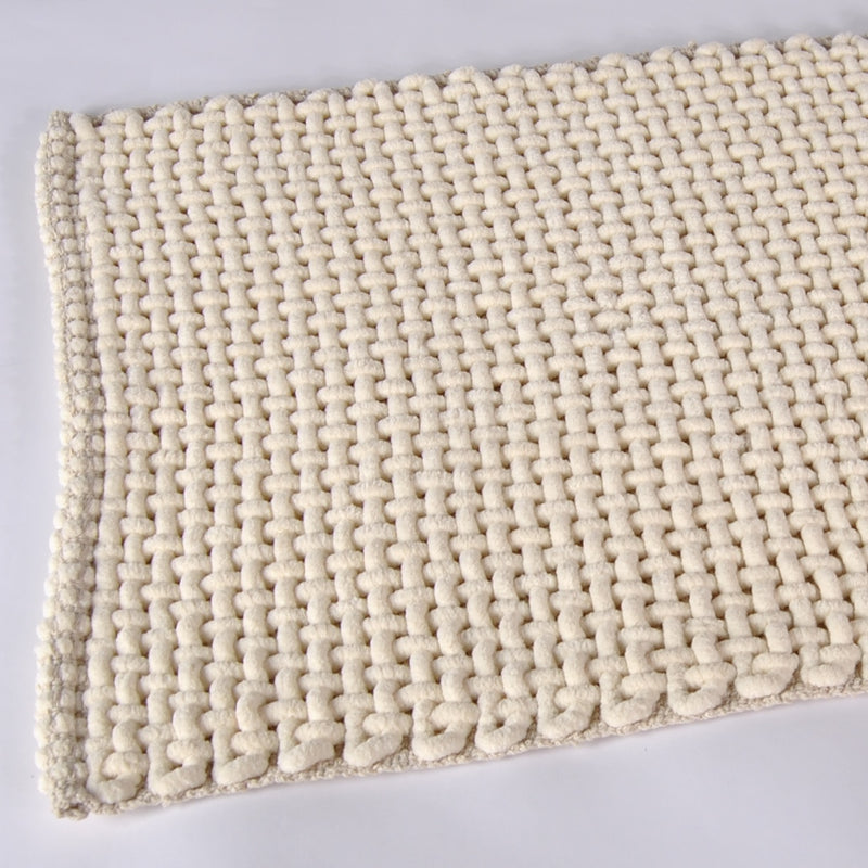 Chenille Bath Mat - Champagne