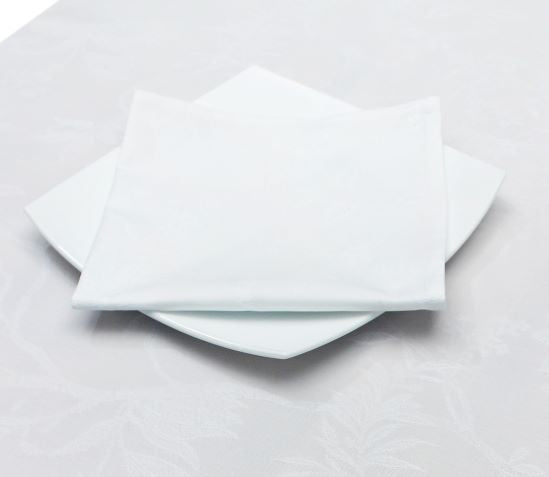 Christabel Round 67" Tablecloth - White