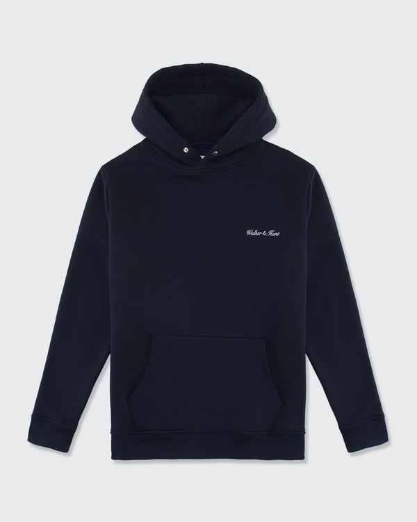 Script Hoodie - Navy