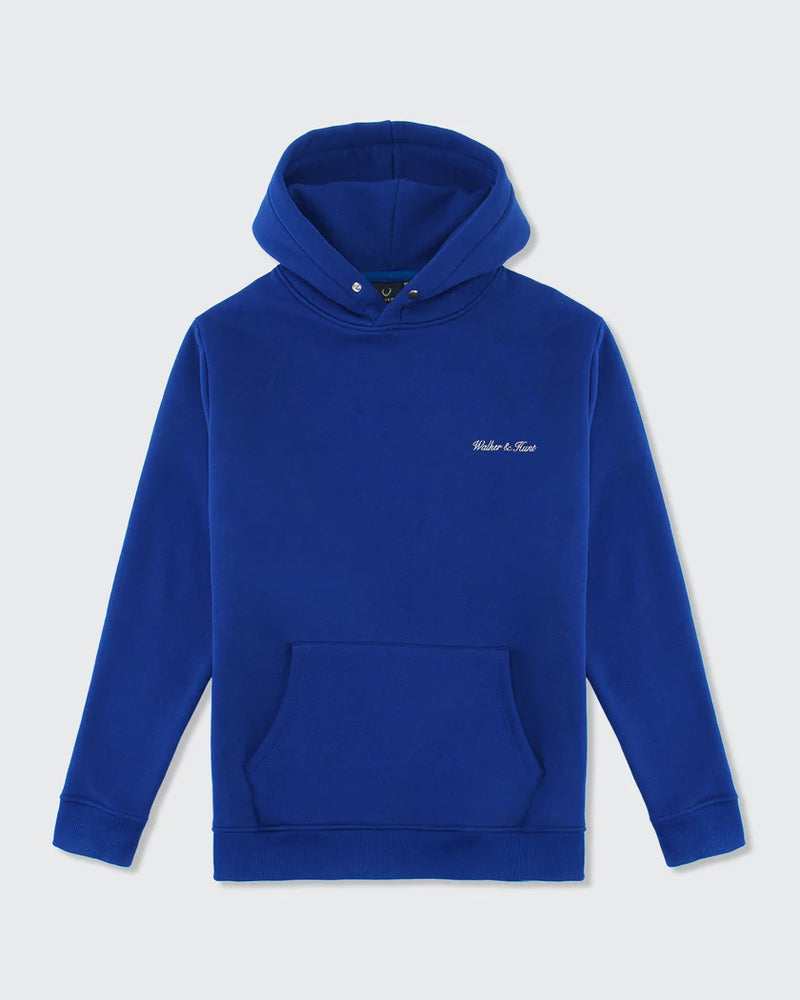 Script Hoodie - Cobalt Blue