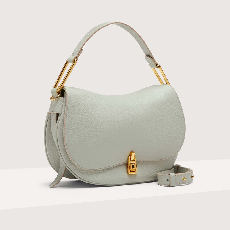 Leather Handbag - Celadon Green