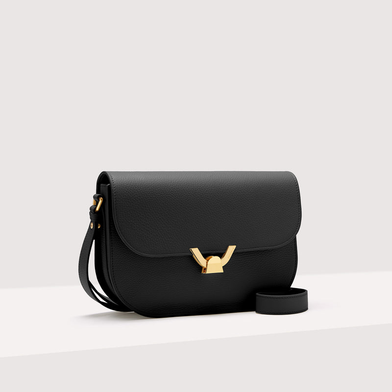 Leather Handbag - Black