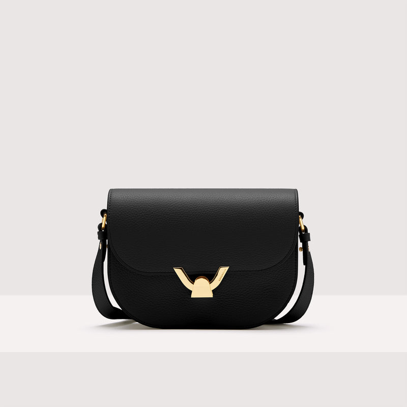 Leather Handbag - Black