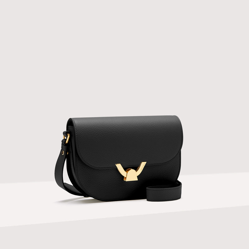 Leather Handbag - Black