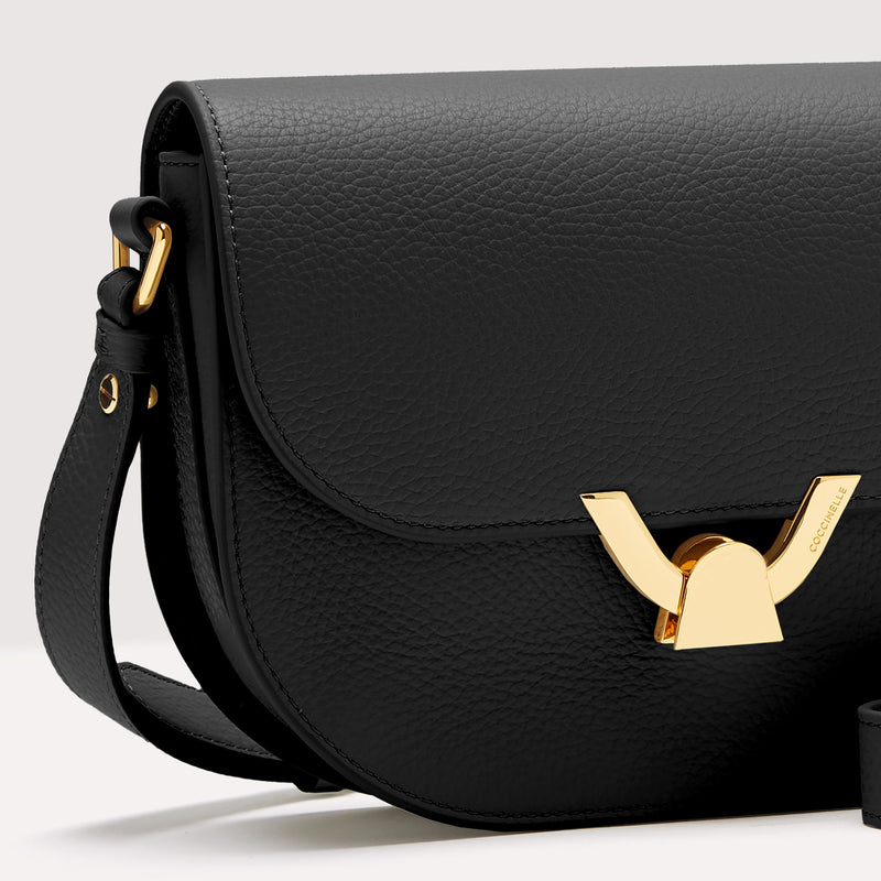 Leather Handbag - Black