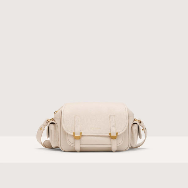 Grained Leather Handbag - Lambskin White