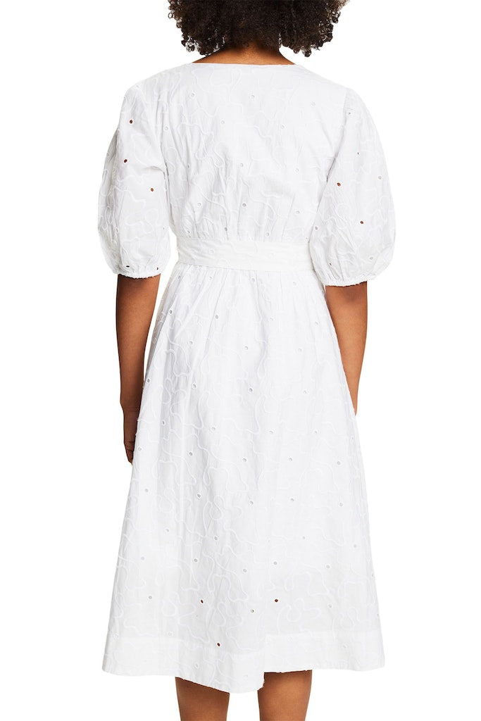 Casual Linen Dress - White