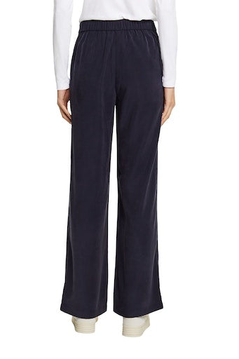 Casual Viscose Trousers - Navy