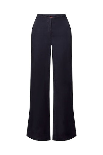 Casual Viscose Trousers - Navy