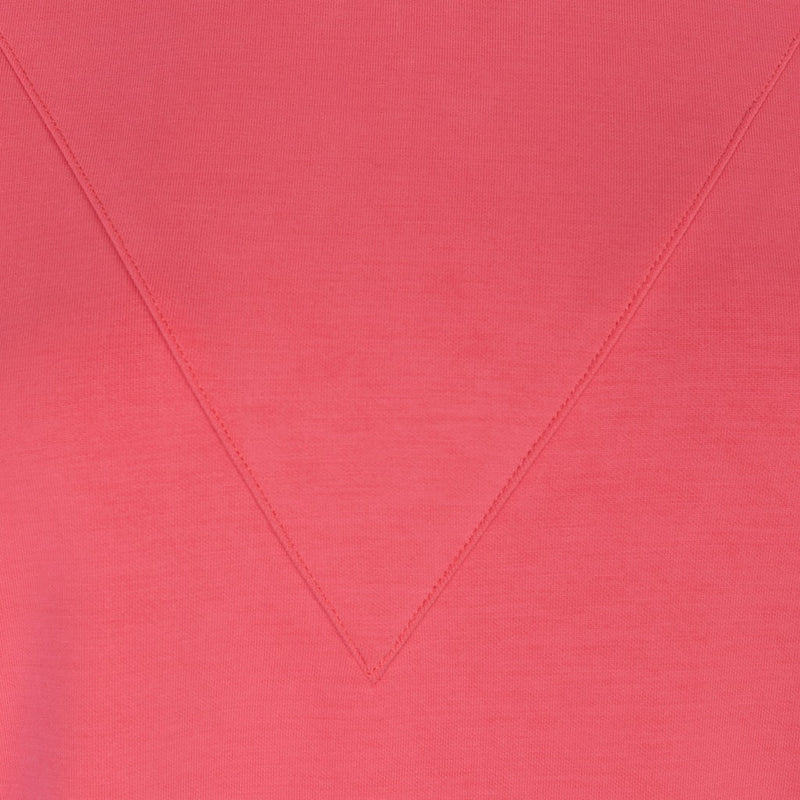 V Neck Detail Jumper - Strawberry