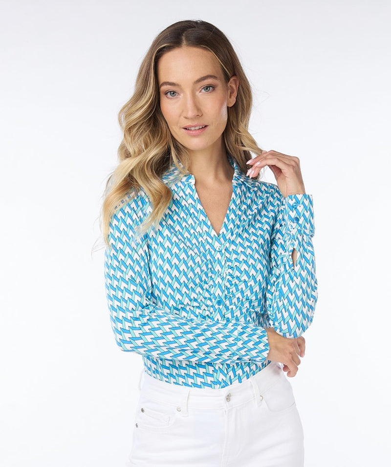 Bayside Print Blouse - Print