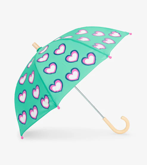 Hearts Colour Changing Umbrella - Hearts