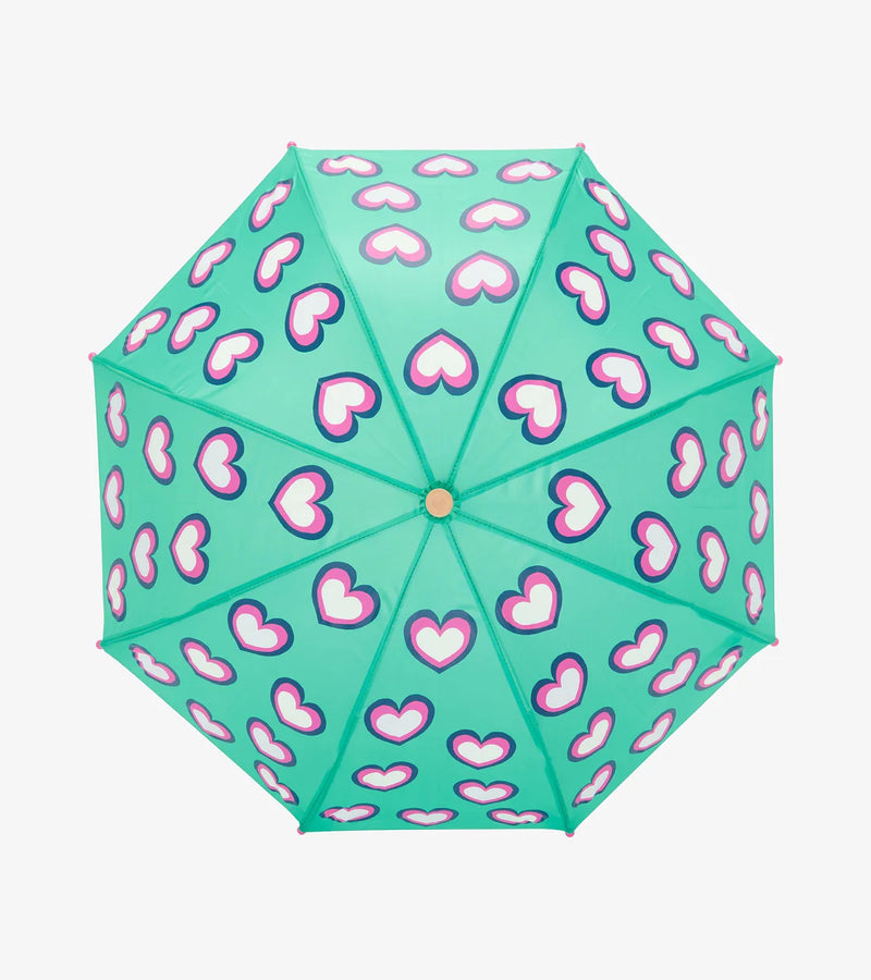 Hearts Colour Changing Umbrella - Hearts