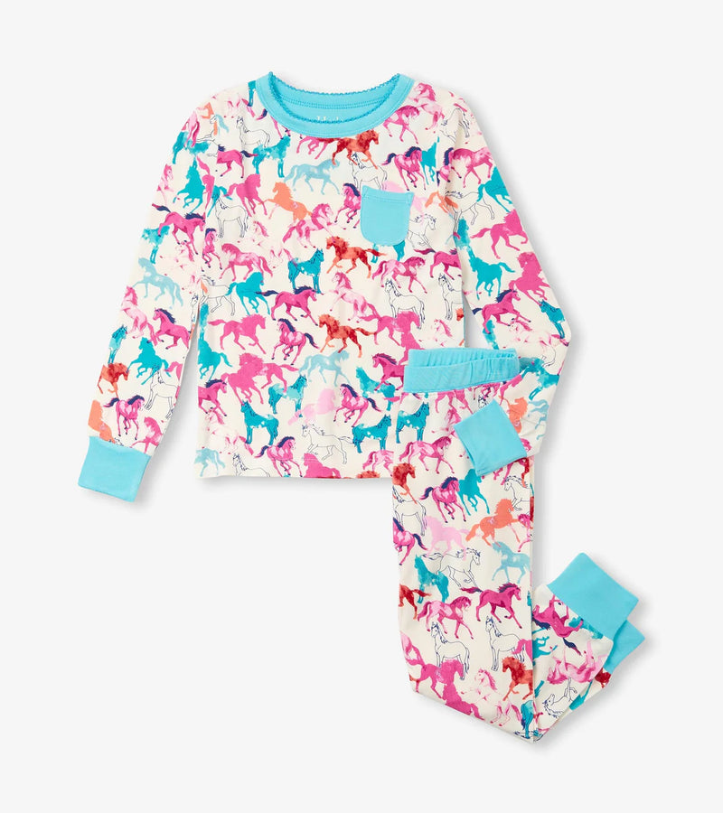 Photo Horses Bamboo Pyjama Set - Horses