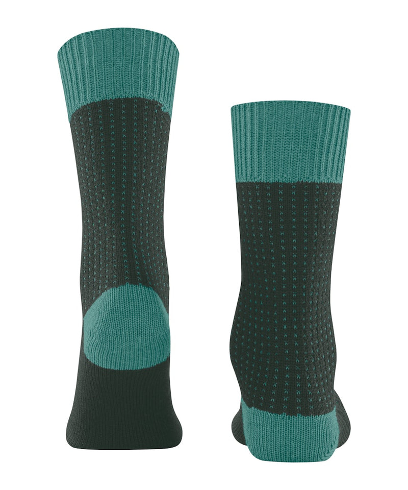 Expanded Shadow 2 Tone Sock - Forest