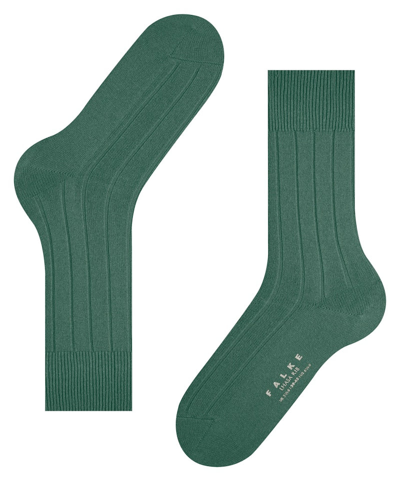 Lhasa Ribbed Sock - Caiman