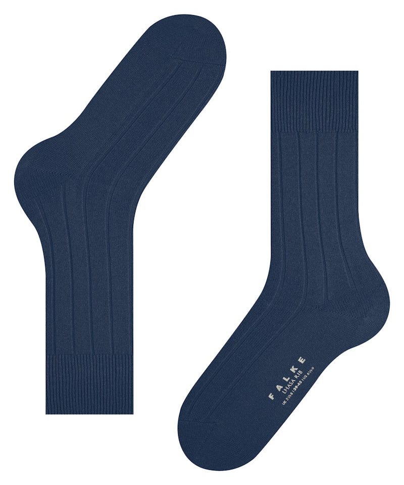 Lhasa Ribbed Sock - Royal Blue