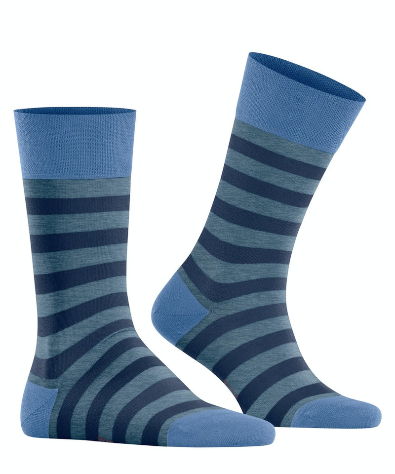 Sensitive Mapped Line Sock - Bonnieblue