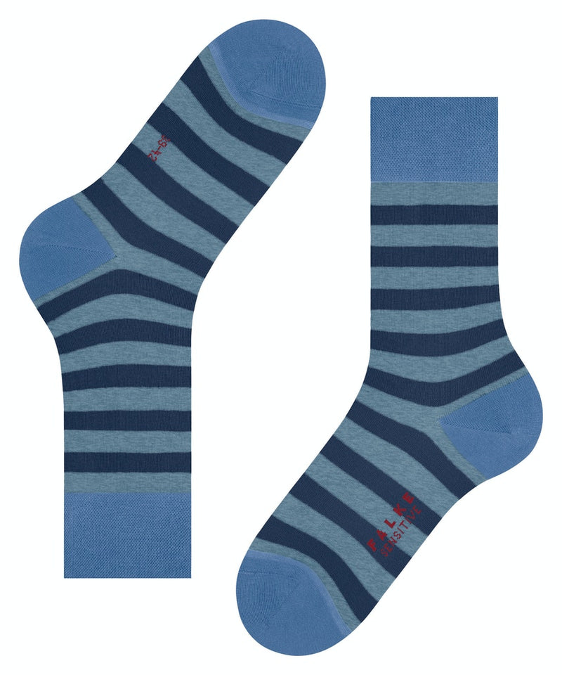 Sensitive Mapped Line Sock - Bonnieblue